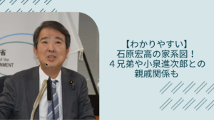 石原宏高の家系図に関する記事のアイキャッチ画像