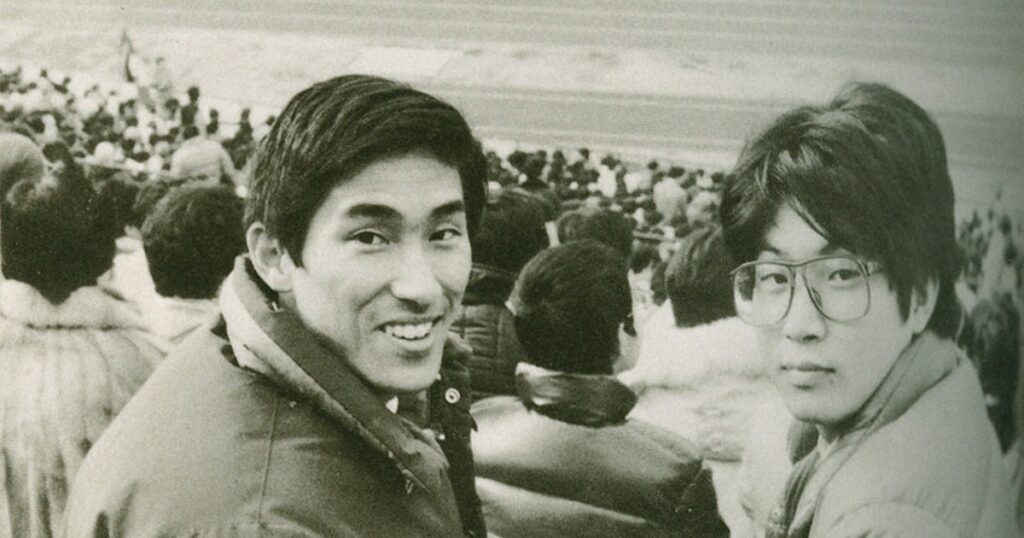 早稲田大学時代の岸田文雄氏
