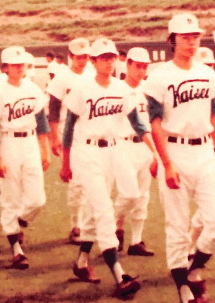 開成高校野球部時代の岸田文雄氏