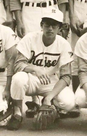 開成高校野球部時代の岸田文雄氏