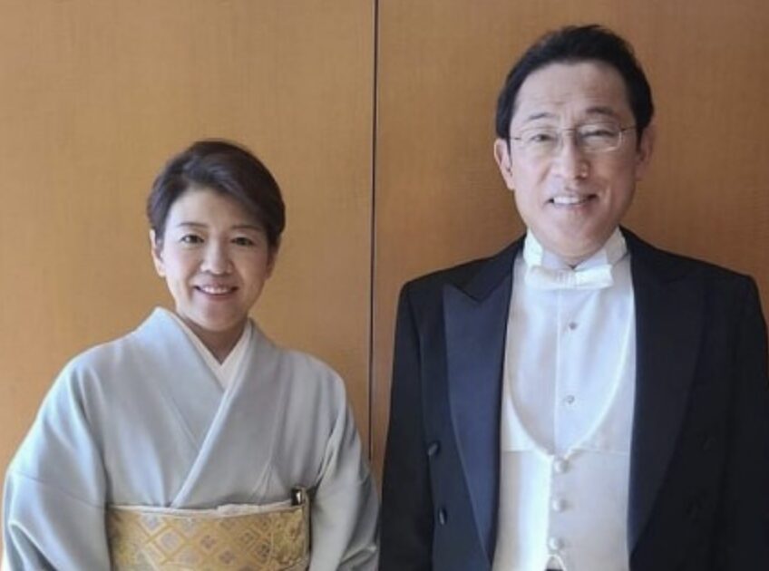 岸田文雄氏と妻の裕子さん